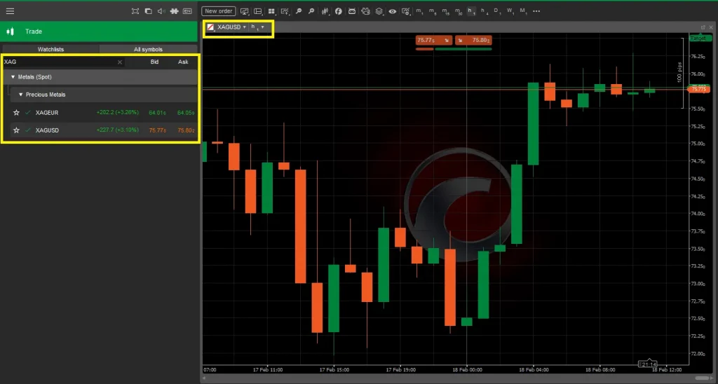 xagusd-ctrader-fxpro-en